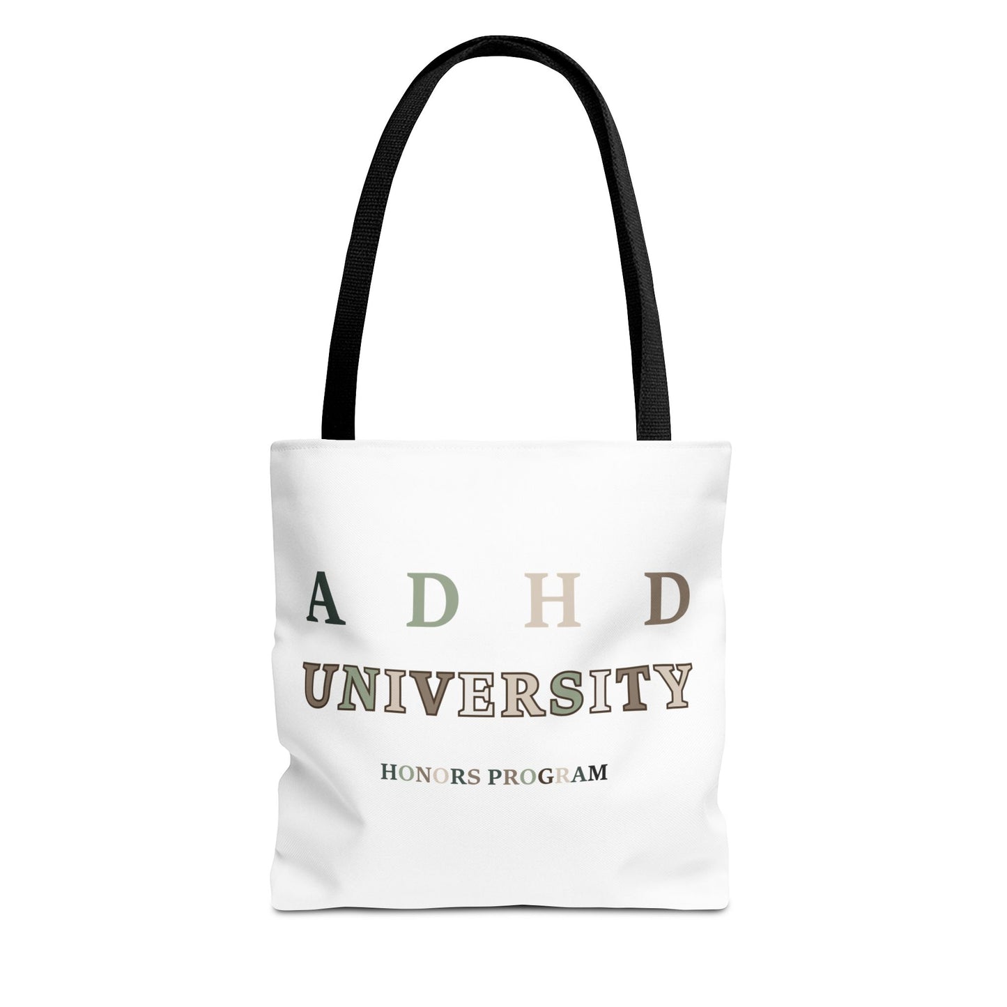 ADHD University Tote Bag - Perfect for Students, Gifts for Graduates, School Spirit, Eco-Friendly Shopping, Academic Pride