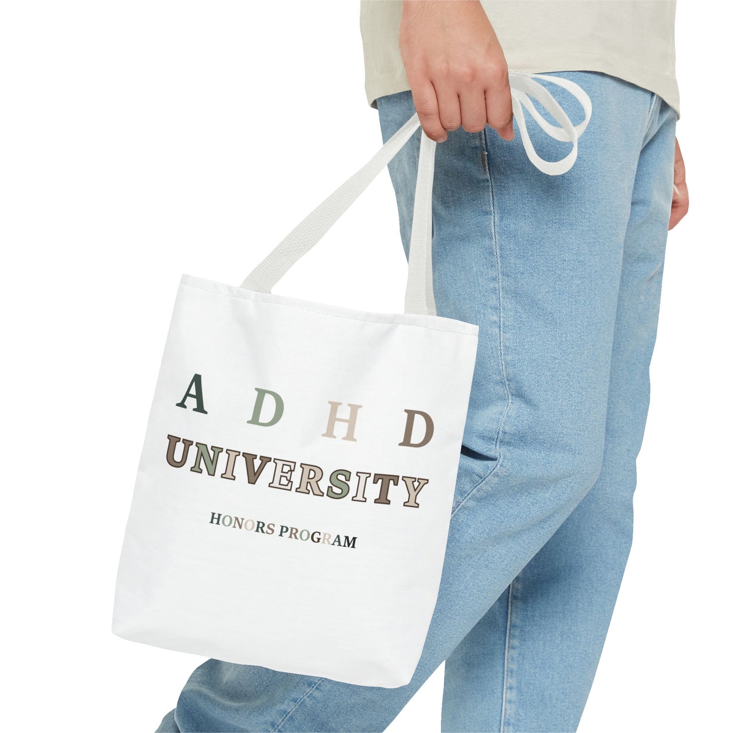 ADHD University Tote Bag - Perfect for Students, Gifts for Graduates, School Spirit, Eco-Friendly Shopping, Academic Pride