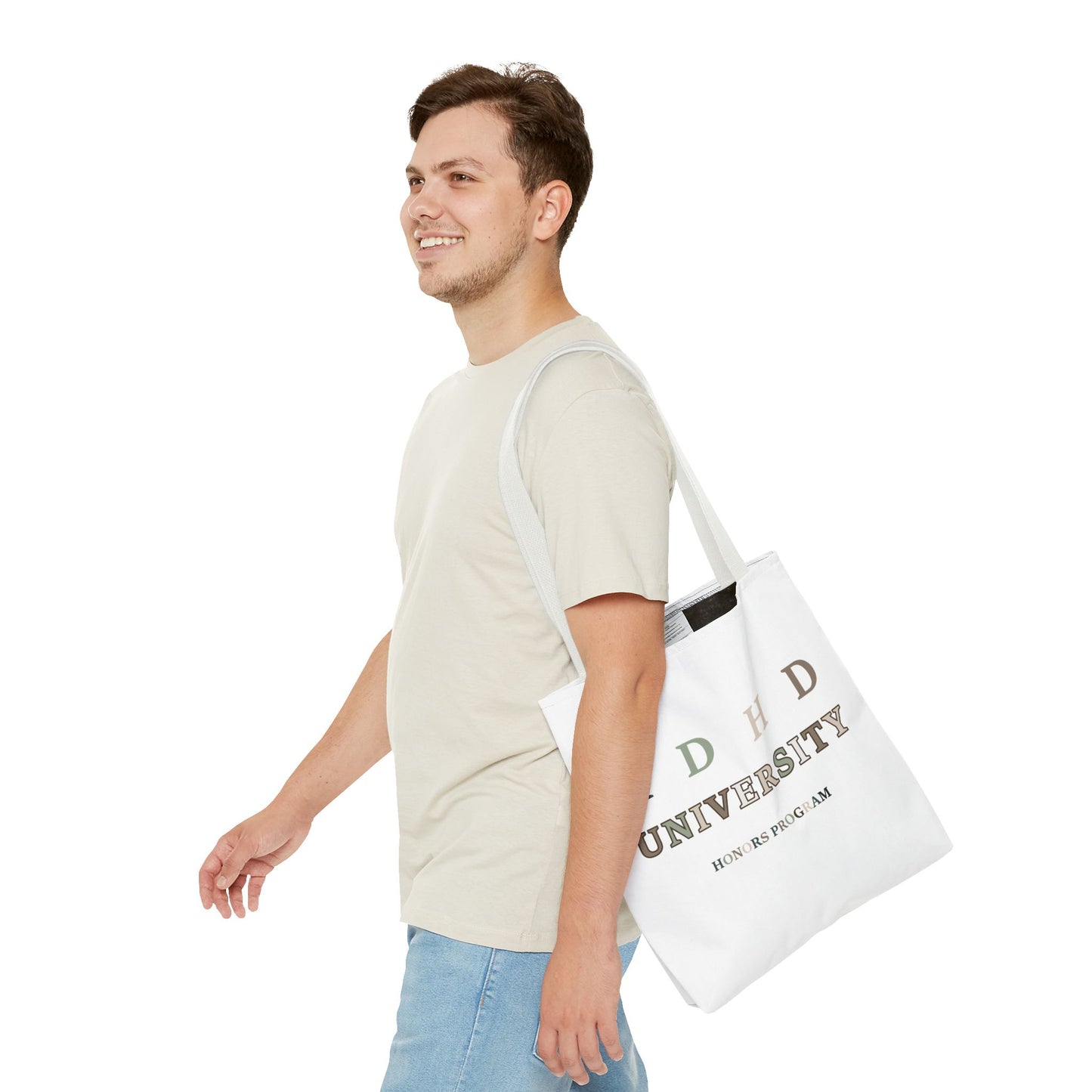 ADHD University Tote Bag - Perfect for Students, Gifts for Graduates, School Spirit, Eco-Friendly Shopping, Academic Pride