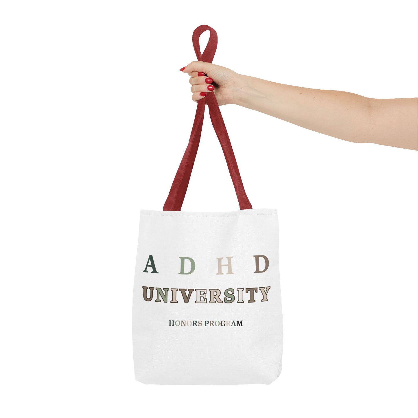 ADHD University Tote Bag - Perfect for Students, Gifts for Graduates, School Spirit, Eco-Friendly Shopping, Academic Pride