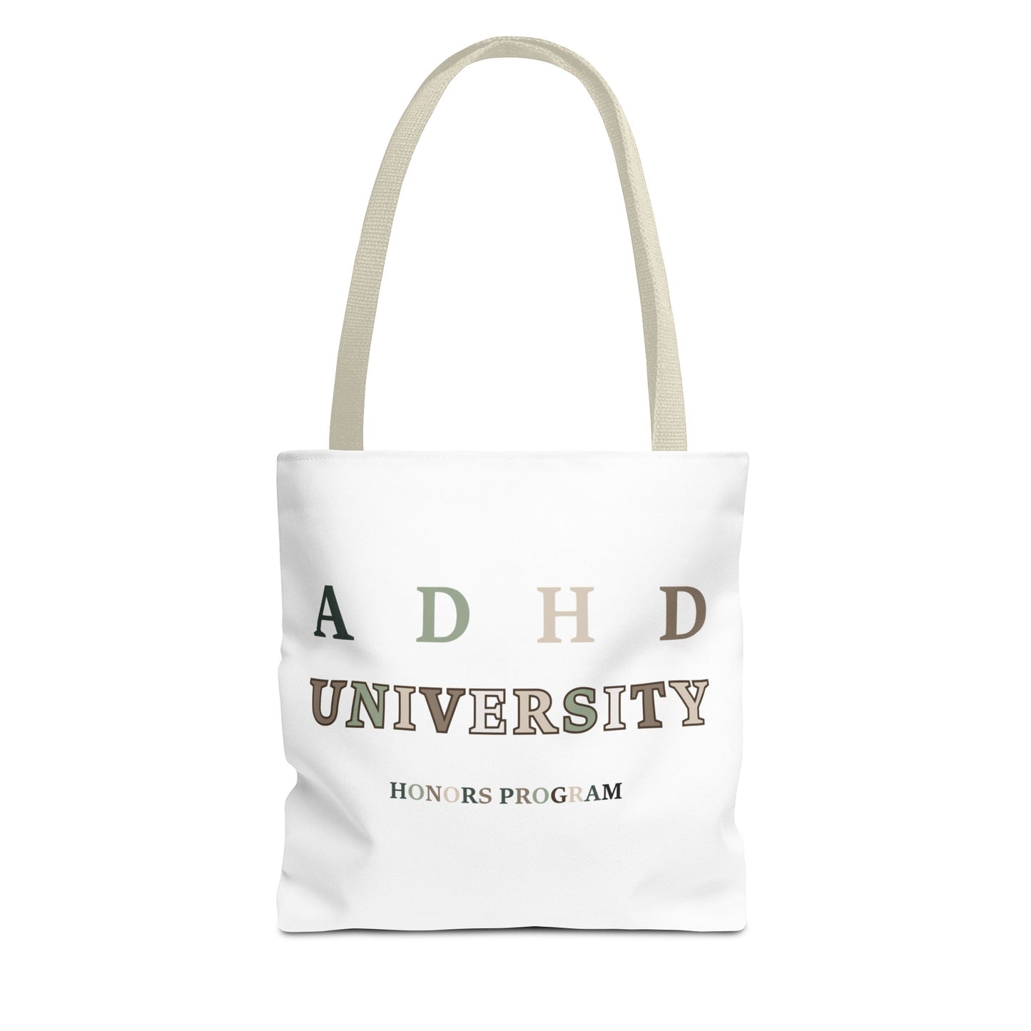 ADHD University Tote Bag - Perfect for Students, Gifts for Graduates, School Spirit, Eco-Friendly Shopping, Academic Pride