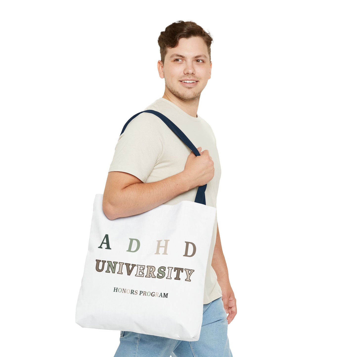 ADHD University Tote Bag - Perfect for Students, Gifts for Graduates, School Spirit, Eco-Friendly Shopping, Academic Pride
