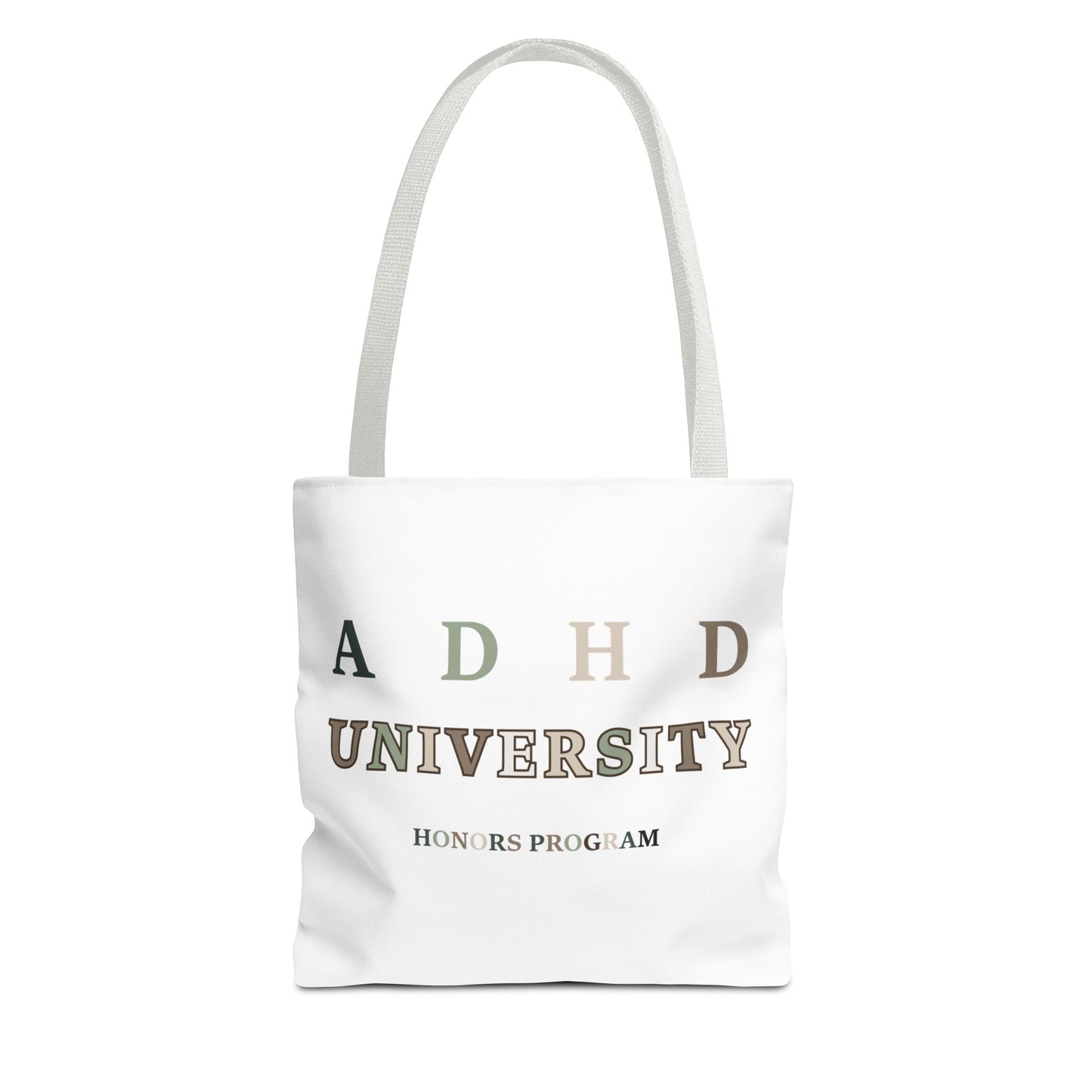 ADHD University Tote Bag - Perfect for Students, Gifts for Graduates, School Spirit, Eco-Friendly Shopping, Academic Pride