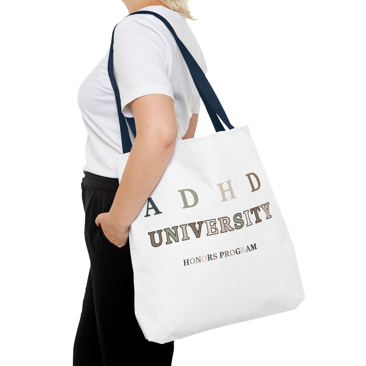 ADHD University Tote Bag - Perfect for Students, Gifts for Graduates, School Spirit, Eco-Friendly Shopping, Academic Pride