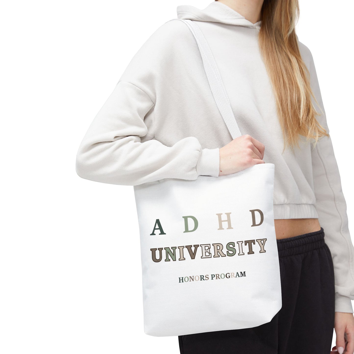 ADHD University Tote Bag - Perfect for Students, Gifts for Graduates, School Spirit, Eco-Friendly Shopping, Academic Pride