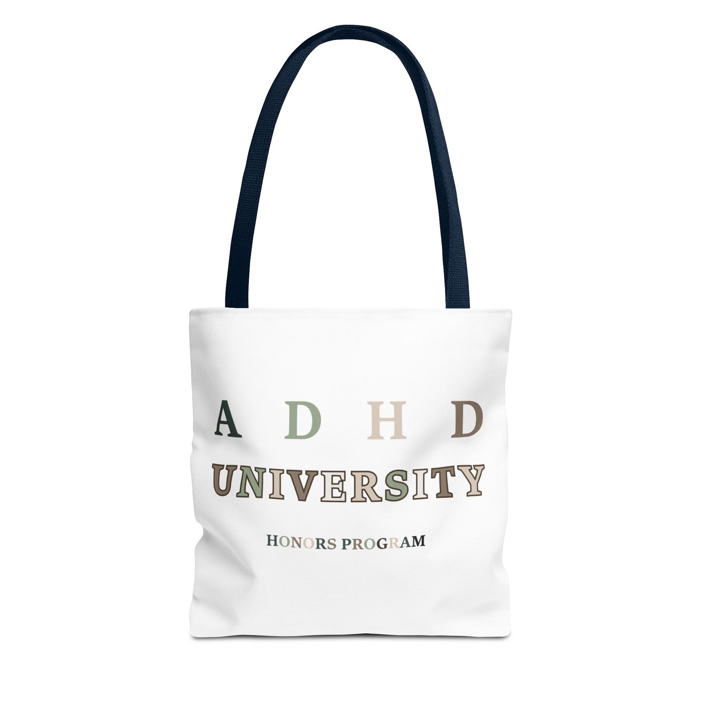 ADHD University Tote Bag - Perfect for Students, Gifts for Graduates, School Spirit, Eco-Friendly Shopping, Academic Pride