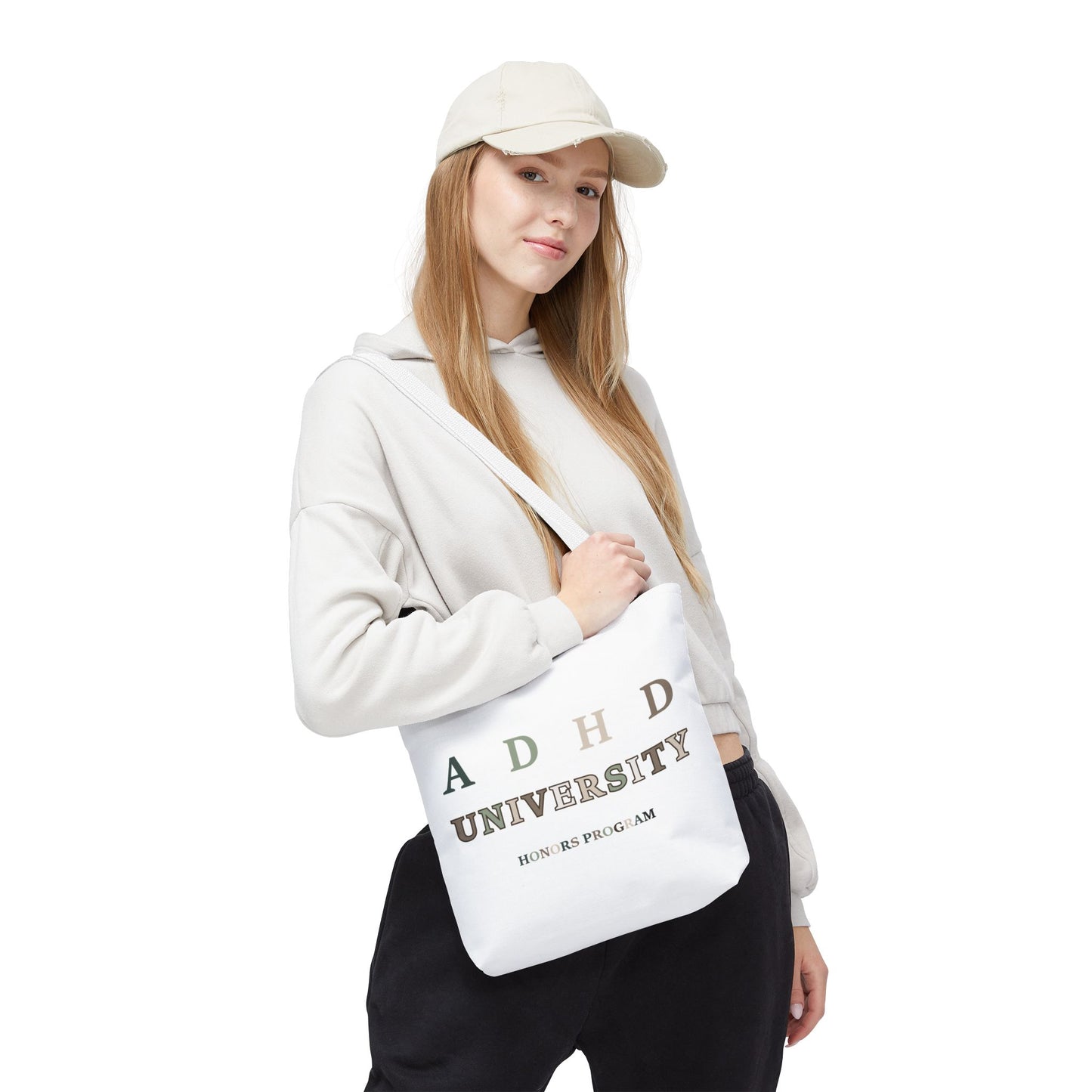 ADHD University Tote Bag - Perfect for Students, Gifts for Graduates, School Spirit, Eco-Friendly Shopping, Academic Pride