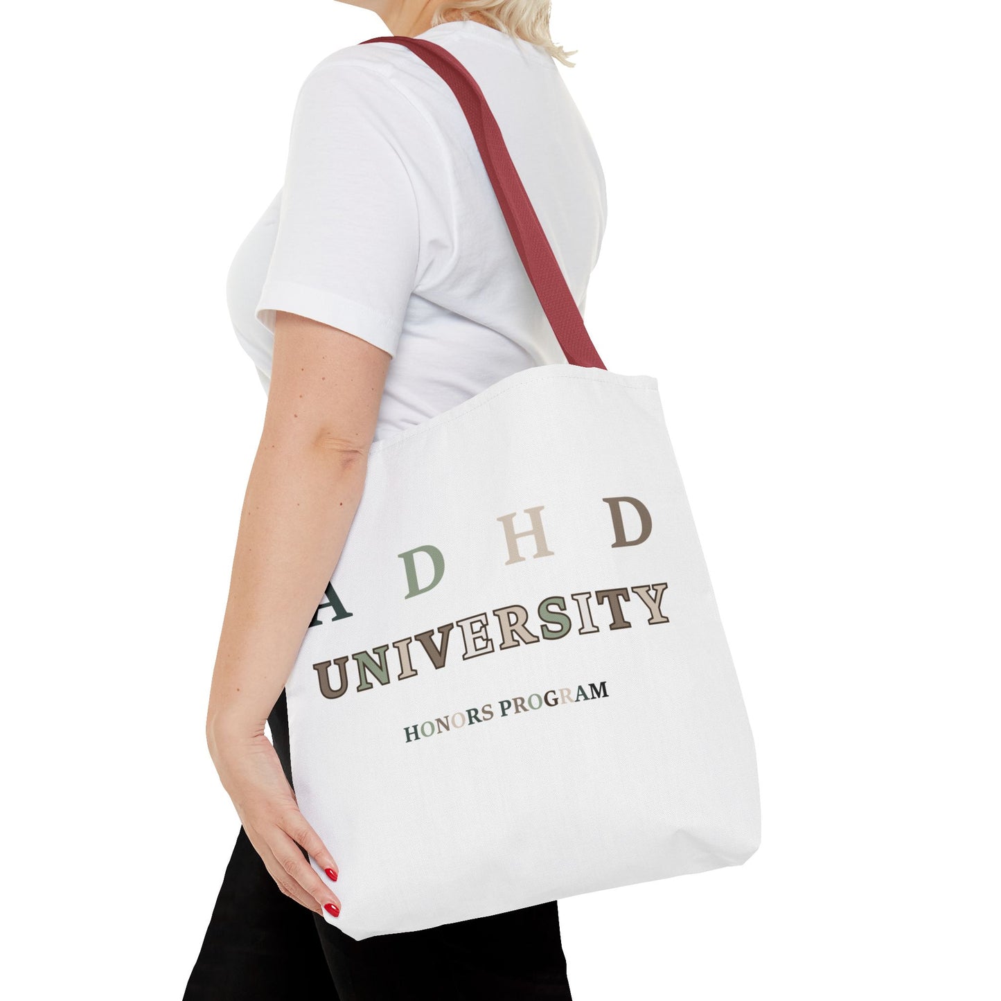 ADHD University Tote Bag - Perfect for Students, Gifts for Graduates, School Spirit, Eco-Friendly Shopping, Academic Pride