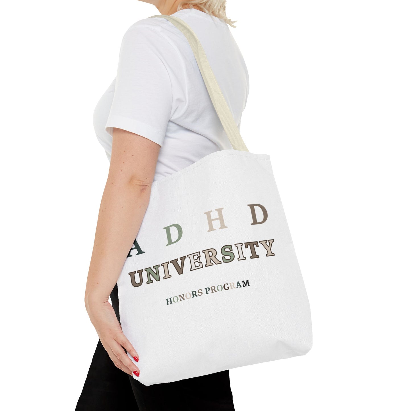 ADHD University Tote Bag - Perfect for Students, Gifts for Graduates, School Spirit, Eco-Friendly Shopping, Academic Pride