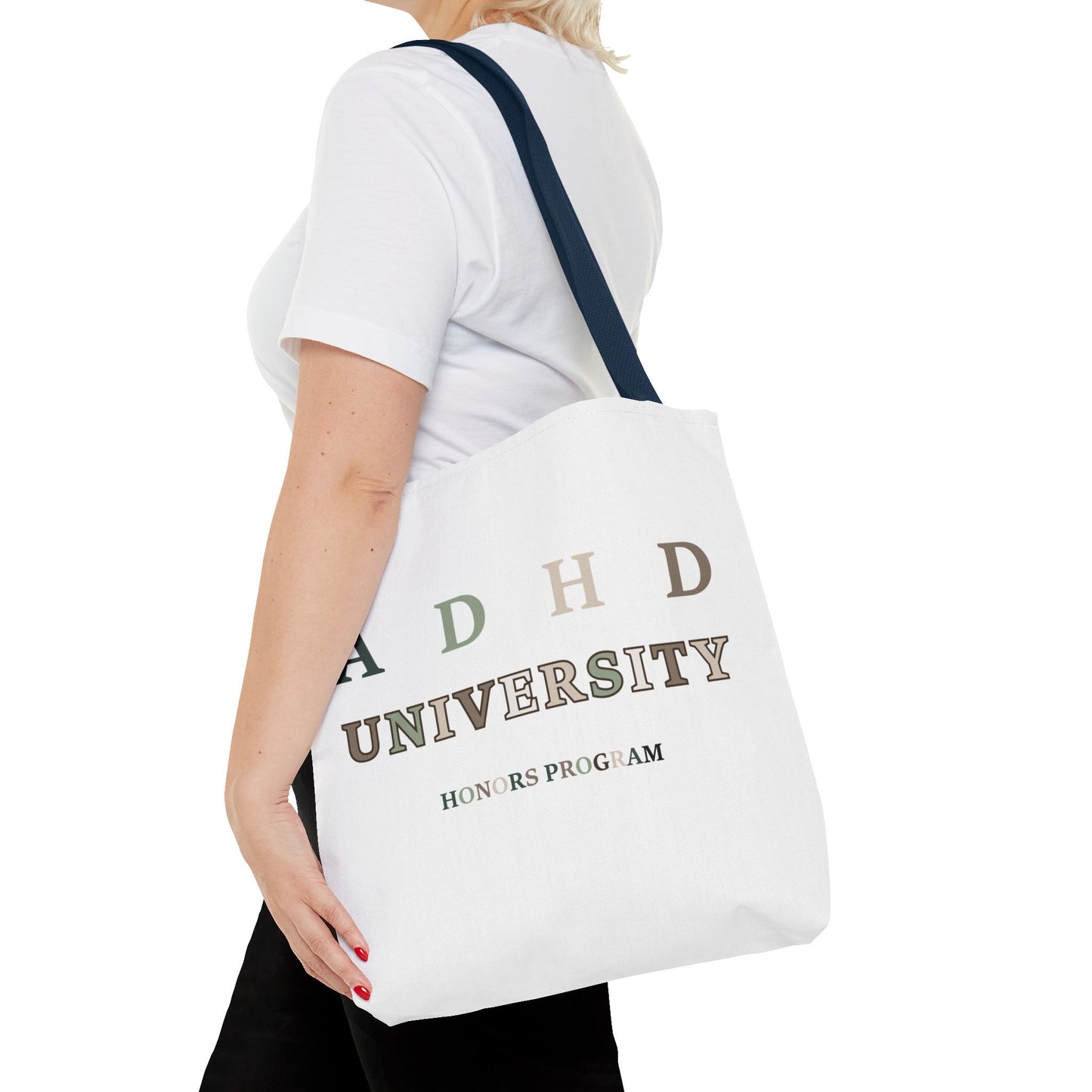 ADHD University Tote Bag - Perfect for Students, Gifts for Graduates, School Spirit, Eco-Friendly Shopping, Academic Pride