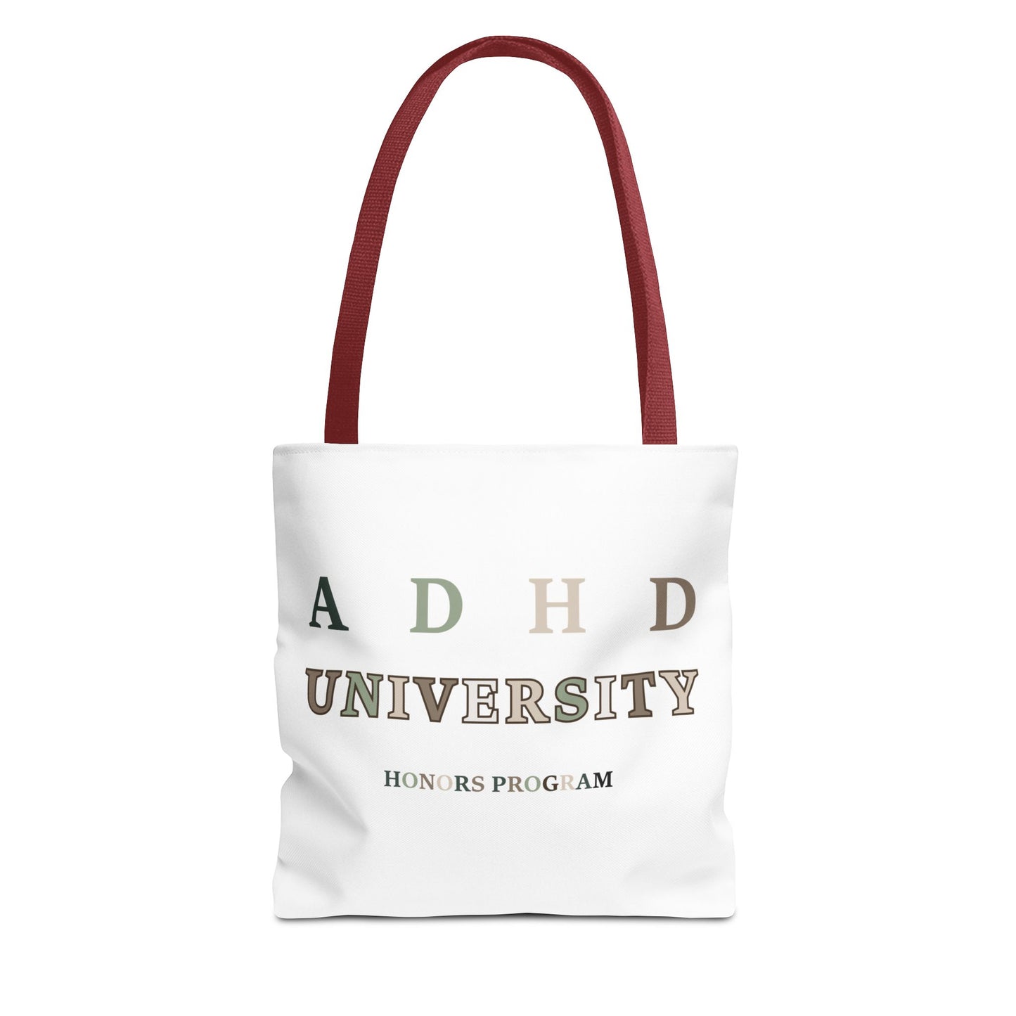 ADHD University Tote Bag - Perfect for Students, Gifts for Graduates, School Spirit, Eco-Friendly Shopping, Academic Pride