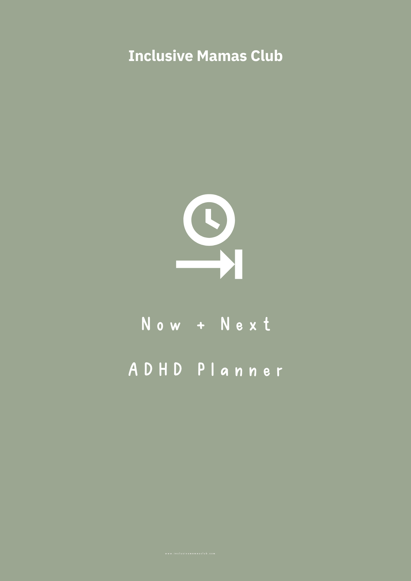 Now & Next ADHD Planner (printed insert)