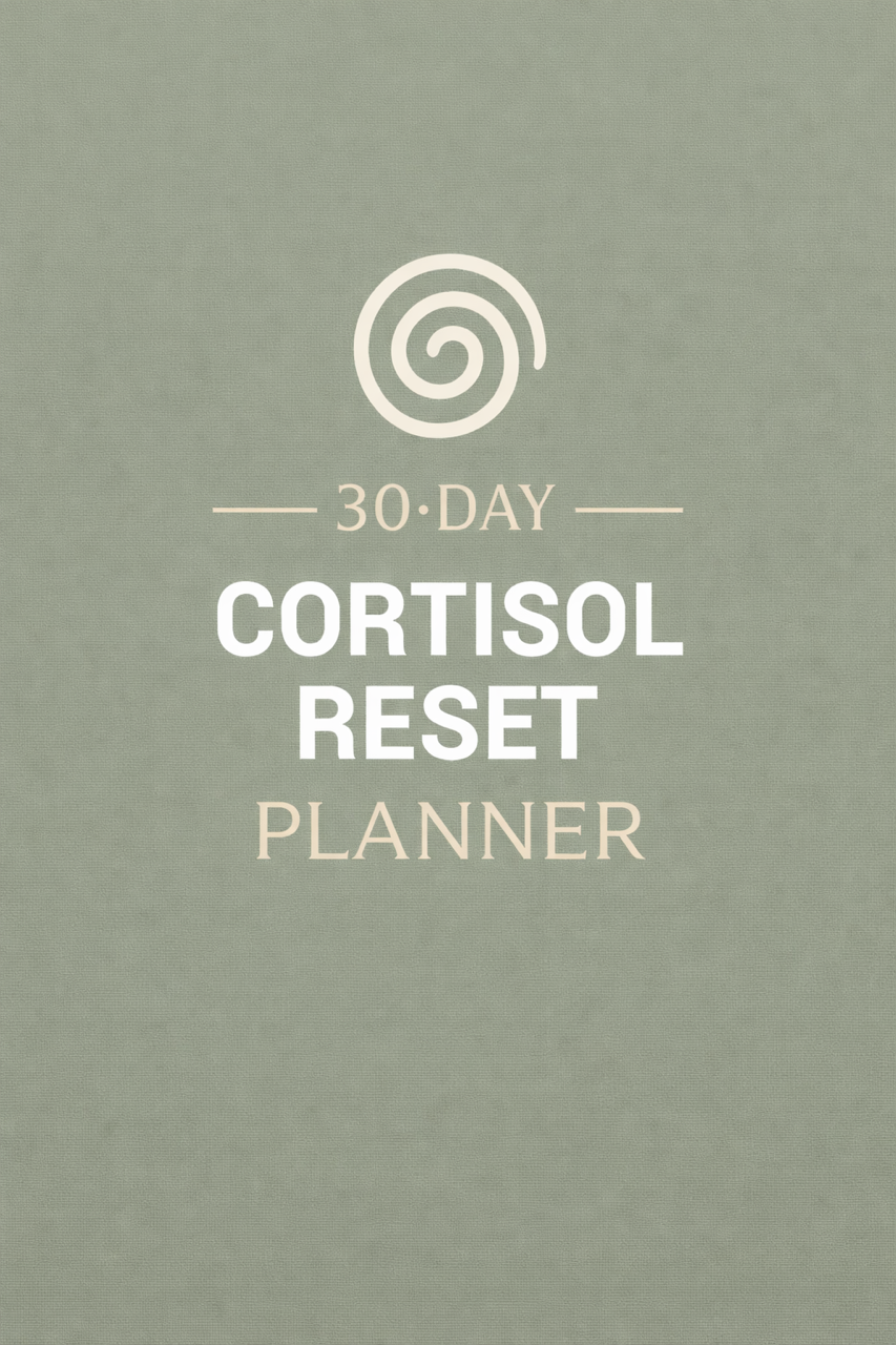 The Bright Side 30-Day Cortisol Reset planner Insert