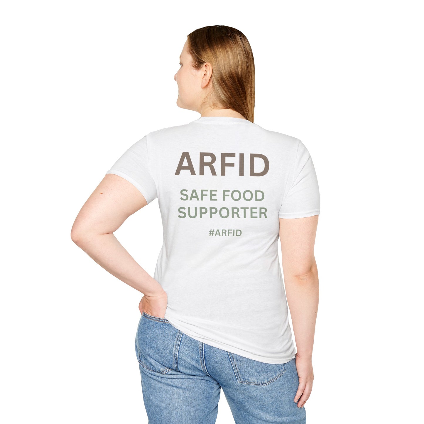 ARFID Awareness T-Shirt — "ARFID Safe Food Supporter" Back Print