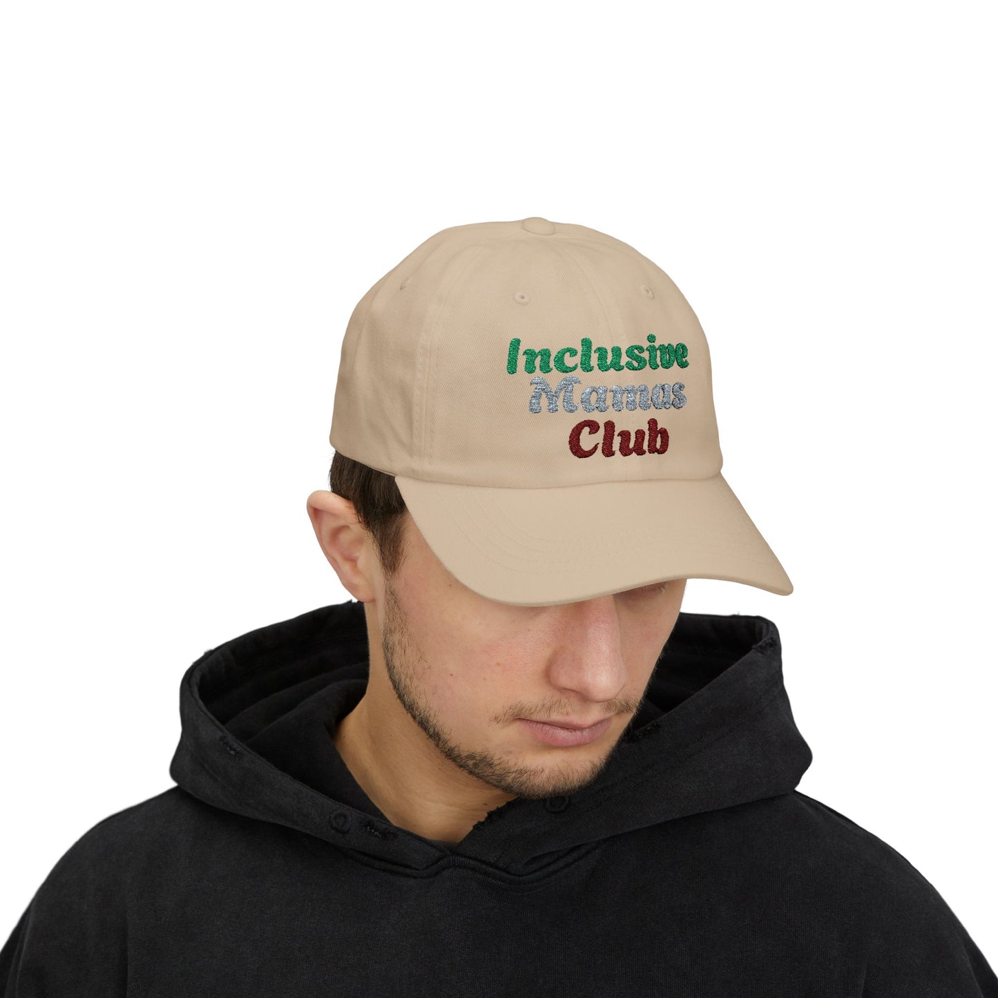 Inclusive Mamas Club Cap - Stylish and Comfortable Dad Hat for Moms, Gender Equality, Parenting Events, Gifts for New Moms, Casual Wear