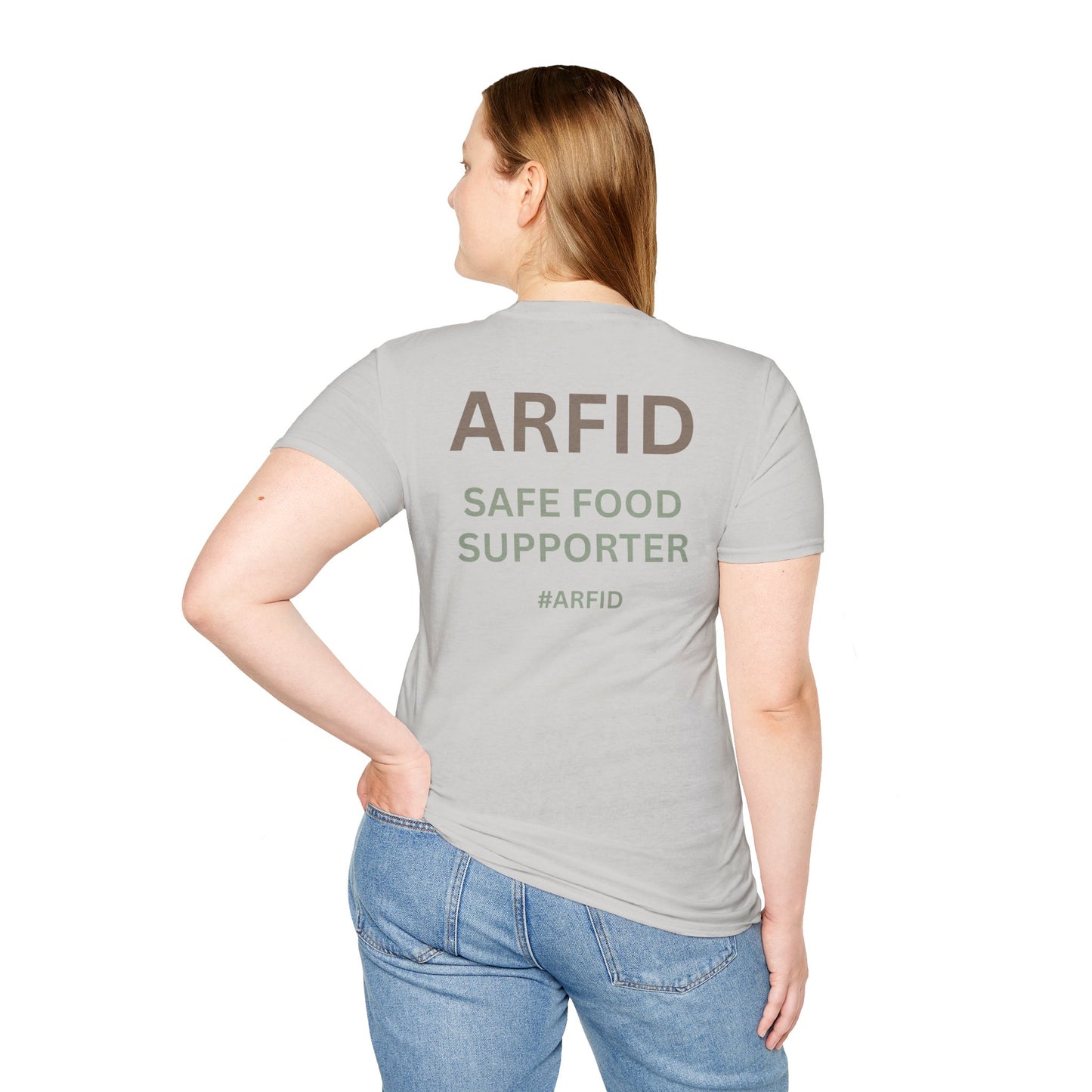 ARFID Awareness T-Shirt — "ARFID Safe Food Supporter" Back Print