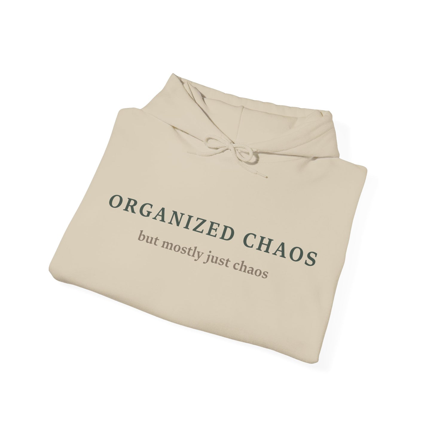 Organized Chaos Unisex Heavy Blend Hoodie - Comfy and Casual Sweatshirt for Creative Minds