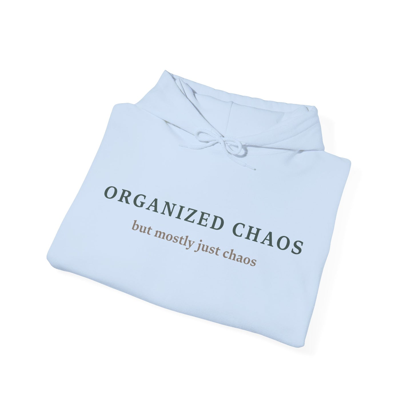 Organized Chaos Unisex Heavy Blend Hoodie - Comfy and Casual Sweatshirt for Creative Minds