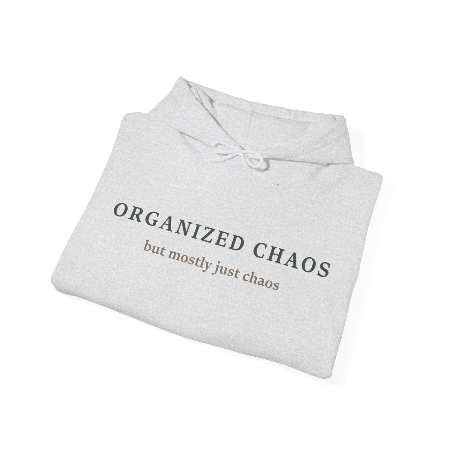 Organized Chaos Unisex Heavy Blend Hoodie - Comfy and Casual Sweatshirt for Creative Minds