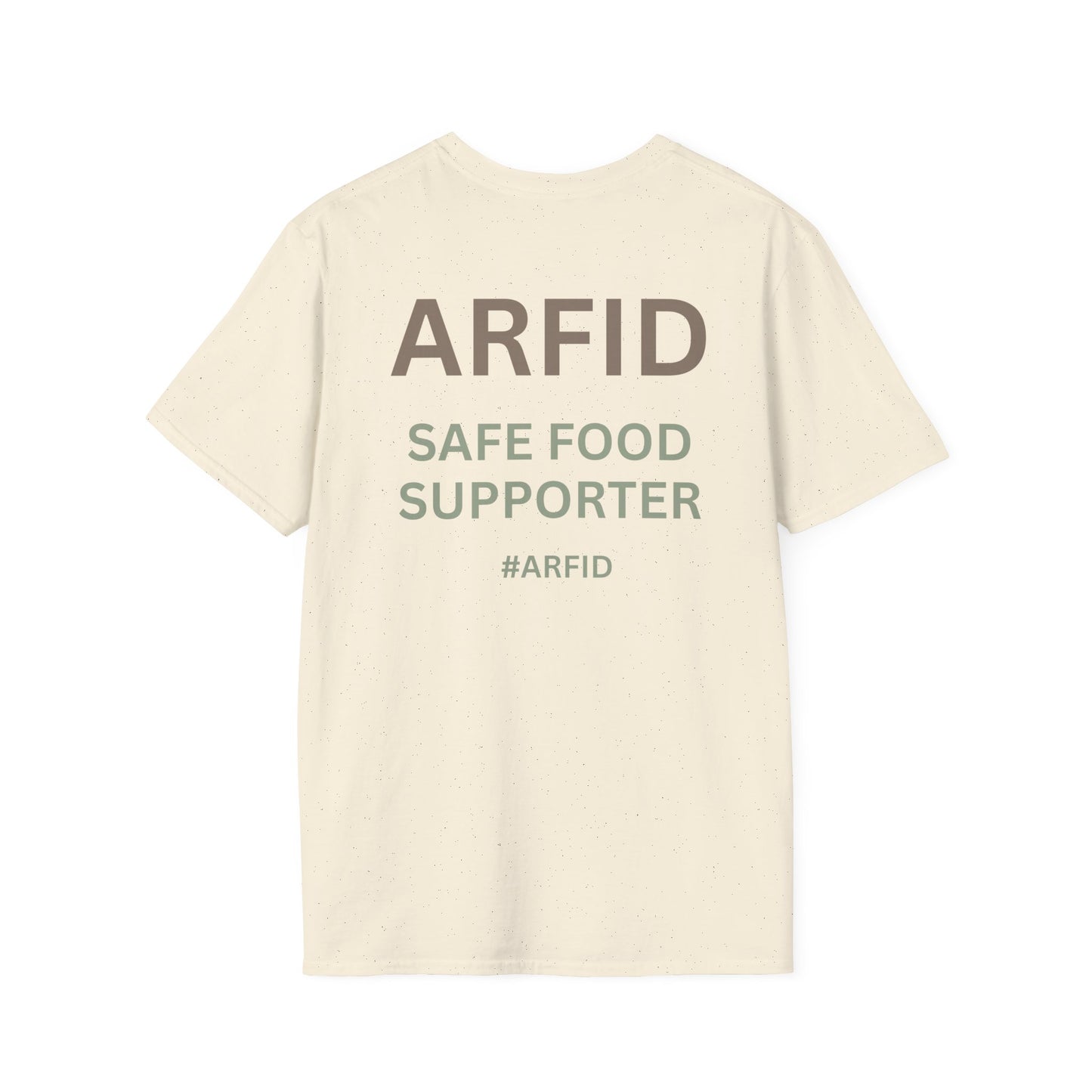 ARFID Awareness T-Shirt — "ARFID Safe Food Supporter" Back Print