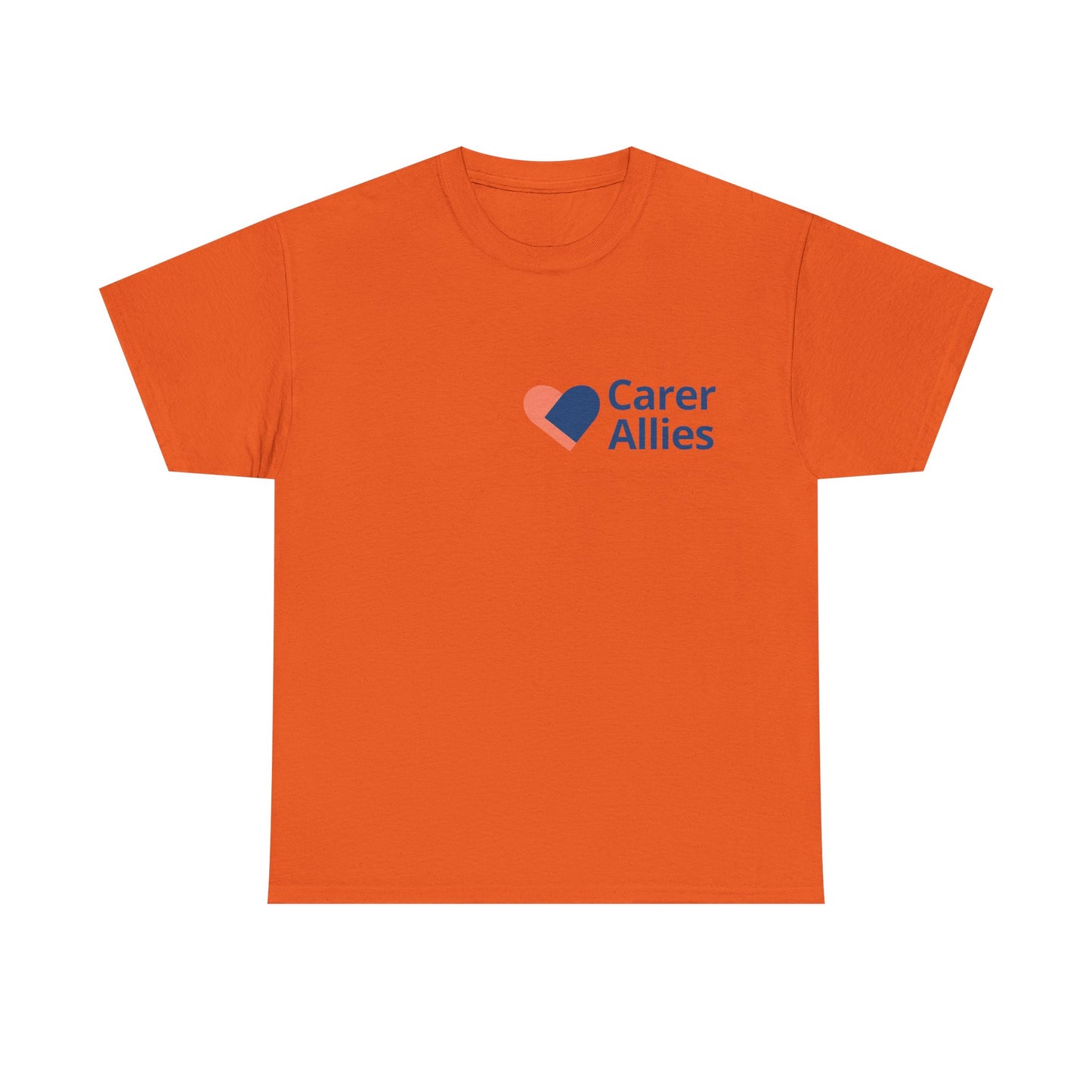 Heartfelt Unisex Heavy Cotton Tee - Empathetic Allies, Inclusive Wear, Gift for Caregivers, Supportive Apparel, Everyday Comfort Tee