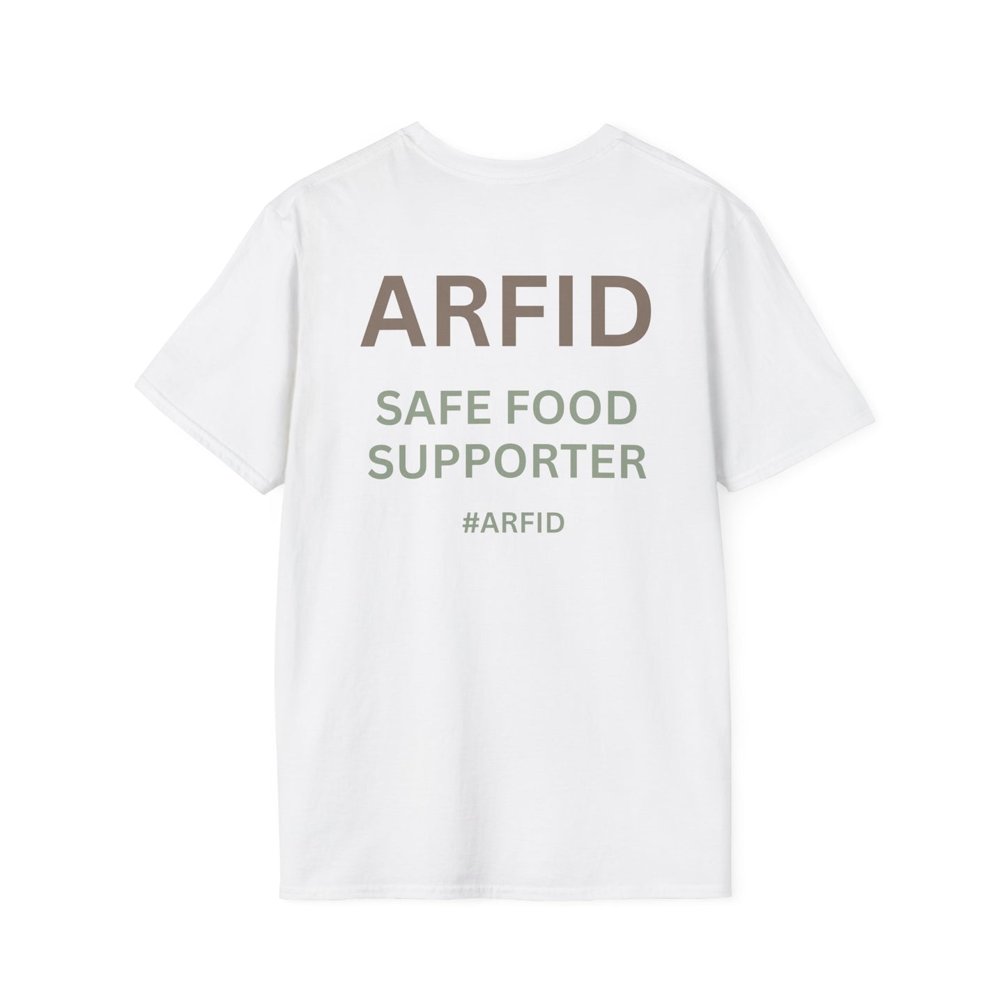 ARFID Awareness T-Shirt — "ARFID Safe Food Supporter" Back Print
