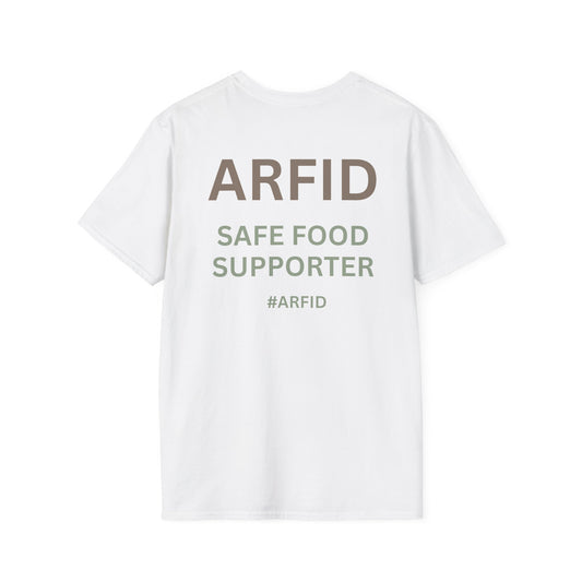 ARFID Awareness T-Shirt — "ARFID Safe Food Supporter" Back Print