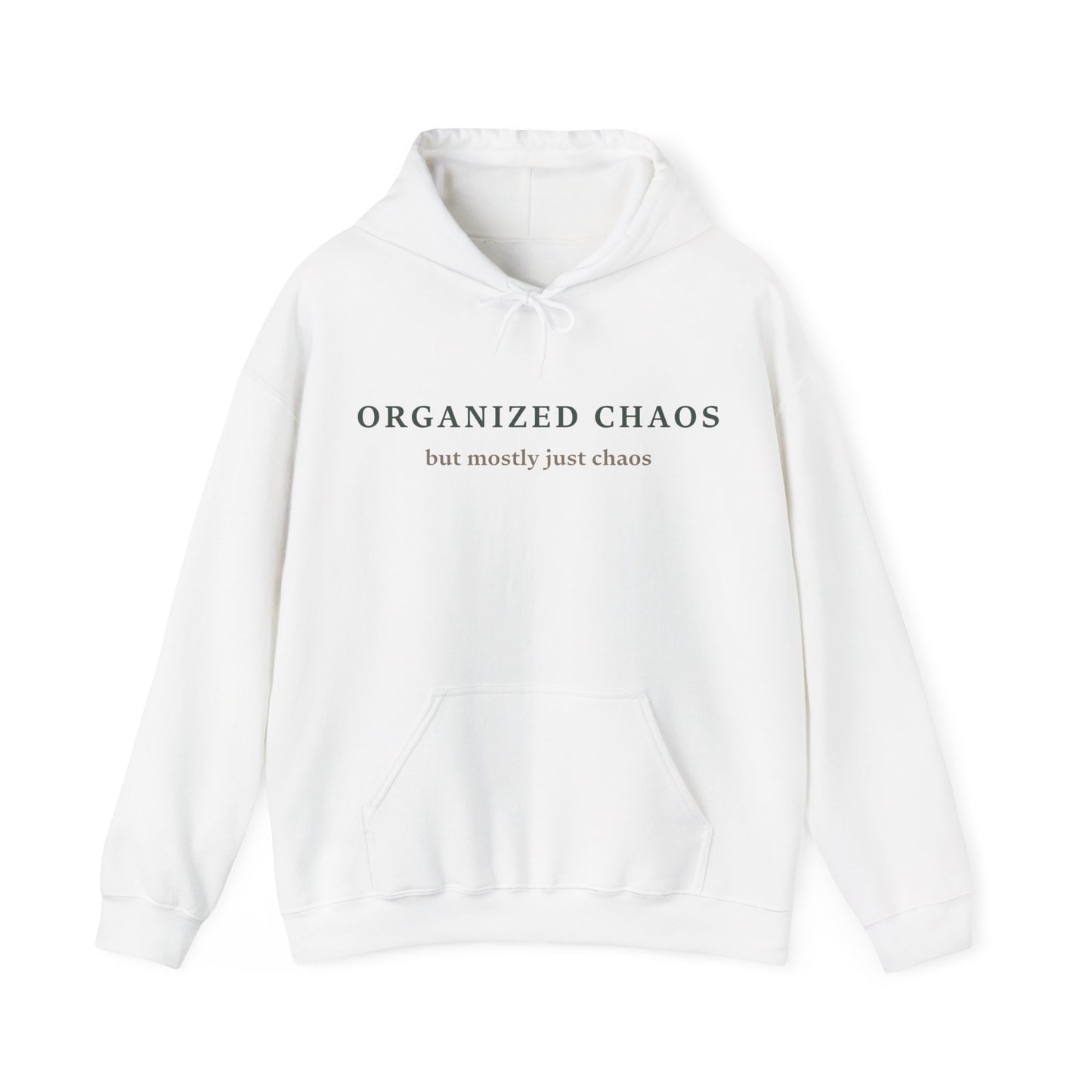 Organized Chaos Unisex Heavy Blend Hoodie - Comfy and Casual Sweatshirt for Creative Minds