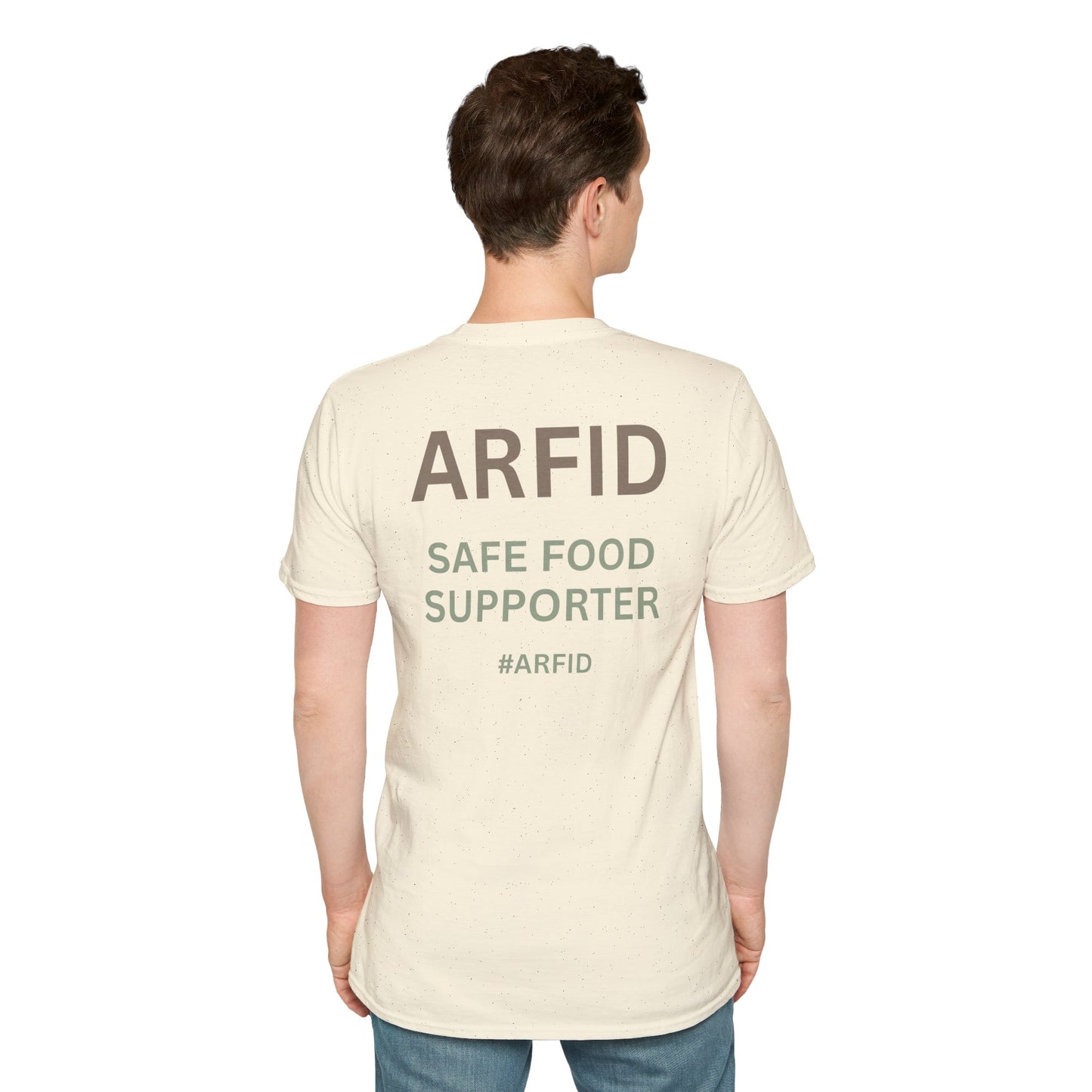ARFID Awareness T-Shirt — "ARFID Safe Food Supporter" Back Print