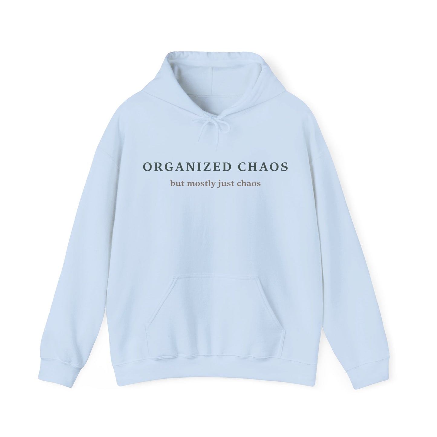 Organized Chaos Unisex Heavy Blend Hoodie - Comfy and Casual Sweatshirt for Creative Minds