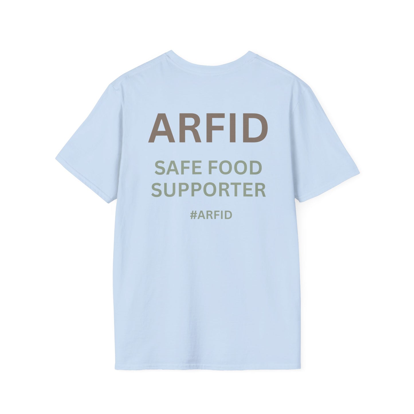 ARFID Awareness T-Shirt — "ARFID Safe Food Supporter" Back Print