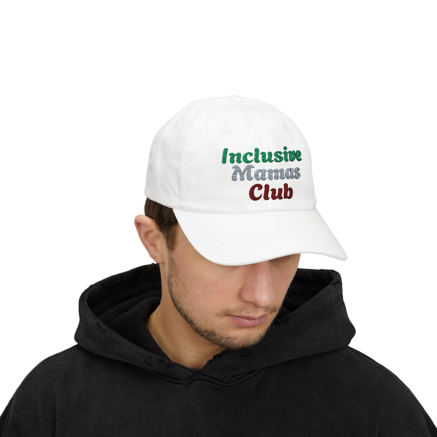 Inclusive Mamas Club Cap - Stylish and Comfortable Dad Hat for Moms, Gender Equality, Parenting Events, Gifts for New Moms, Casual Wear
