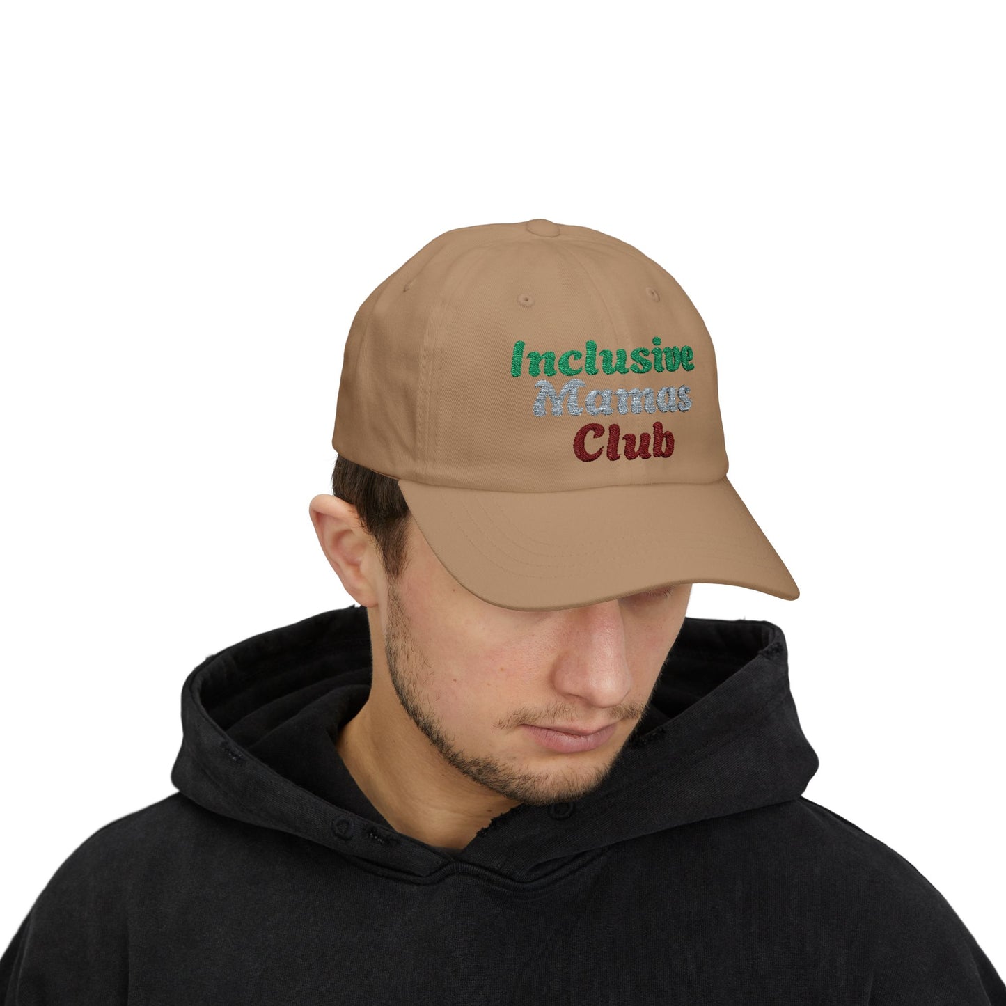Inclusive Mamas Club Cap - Stylish and Comfortable Dad Hat for Moms, Gender Equality, Parenting Events, Gifts for New Moms, Casual Wear