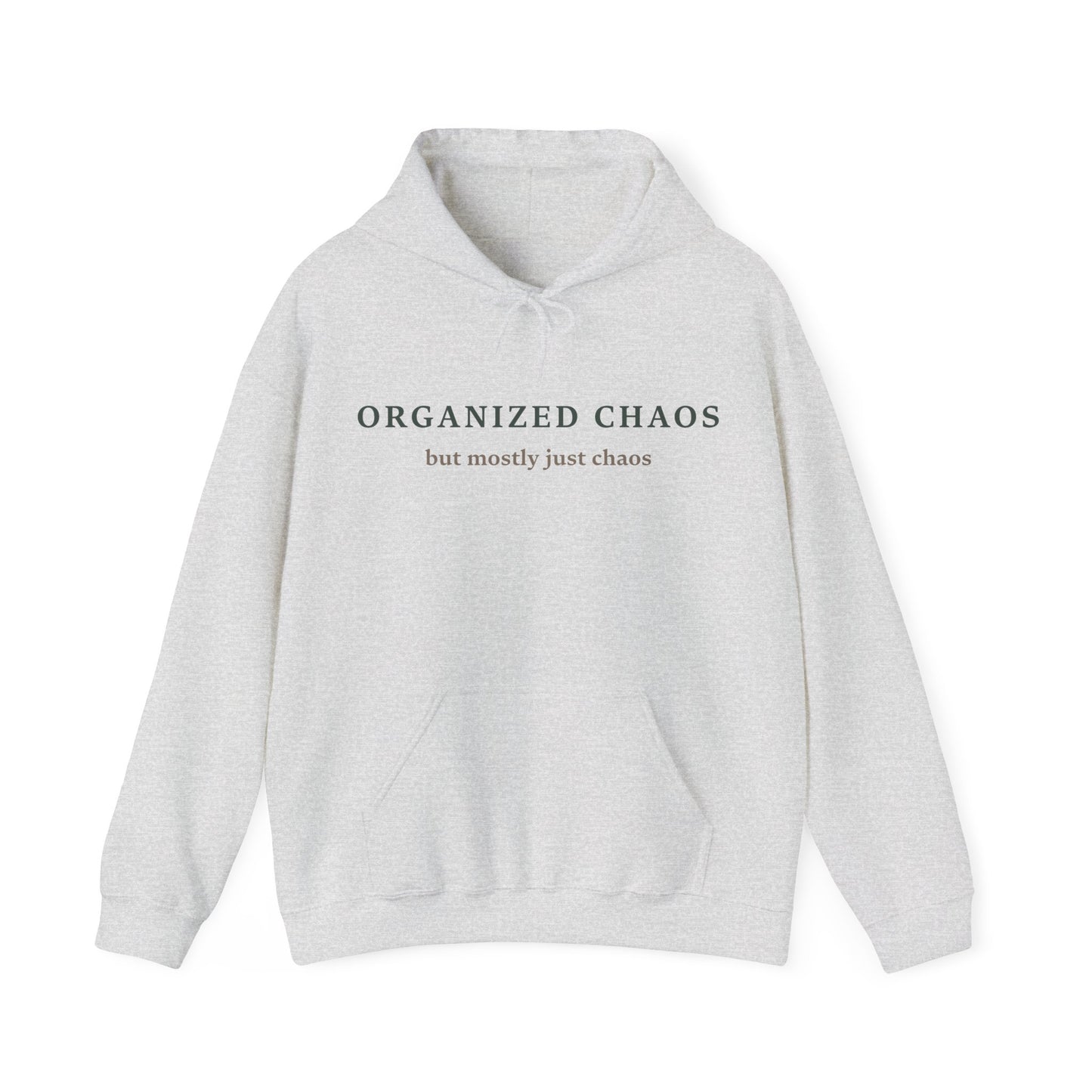 Organized Chaos Unisex Heavy Blend Hoodie - Comfy and Casual Sweatshirt for Creative Minds