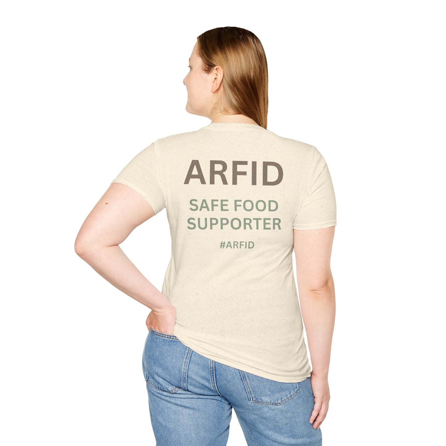 ARFID Awareness T-Shirt — "ARFID Safe Food Supporter" Back Print