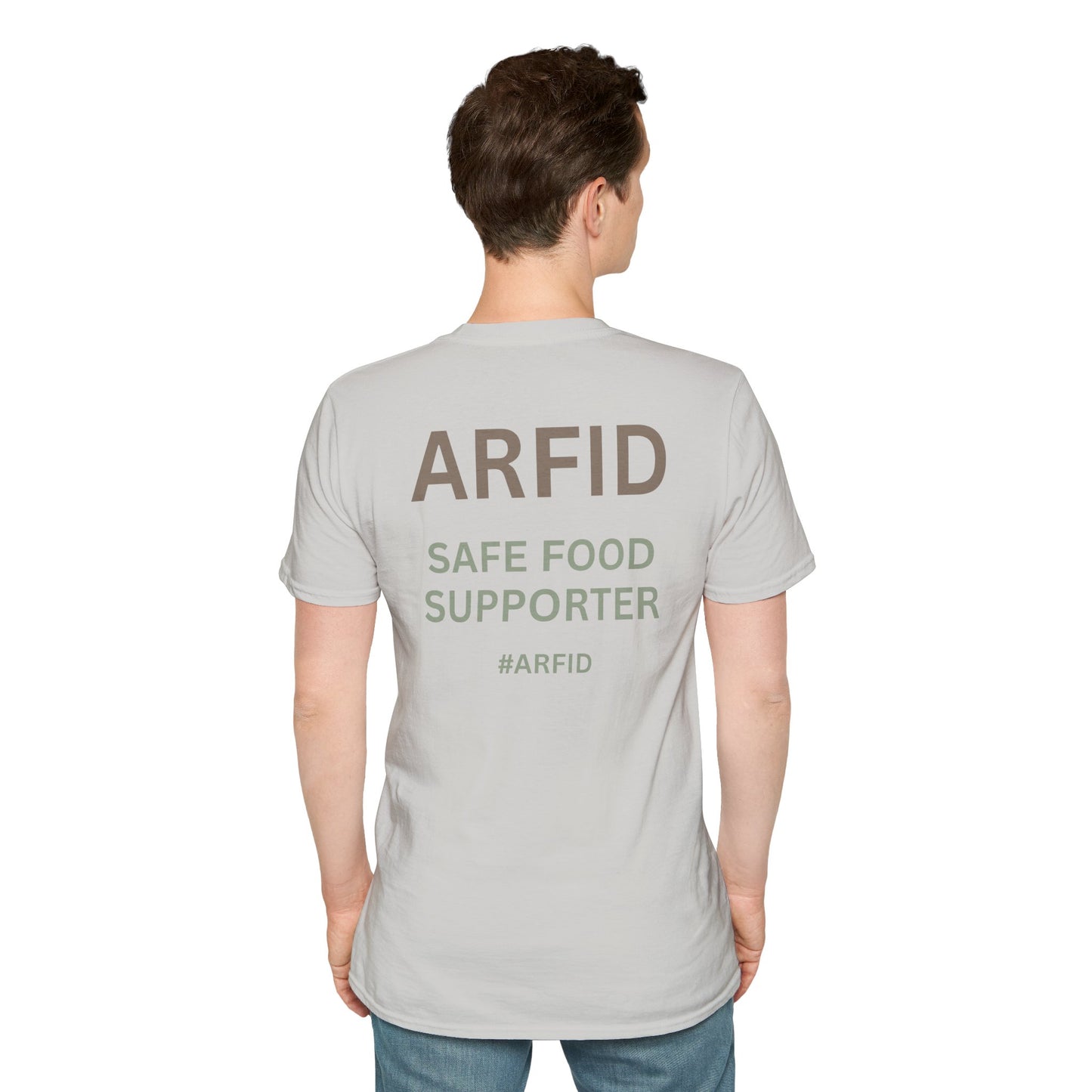 ARFID Awareness T-Shirt — "ARFID Safe Food Supporter" Back Print