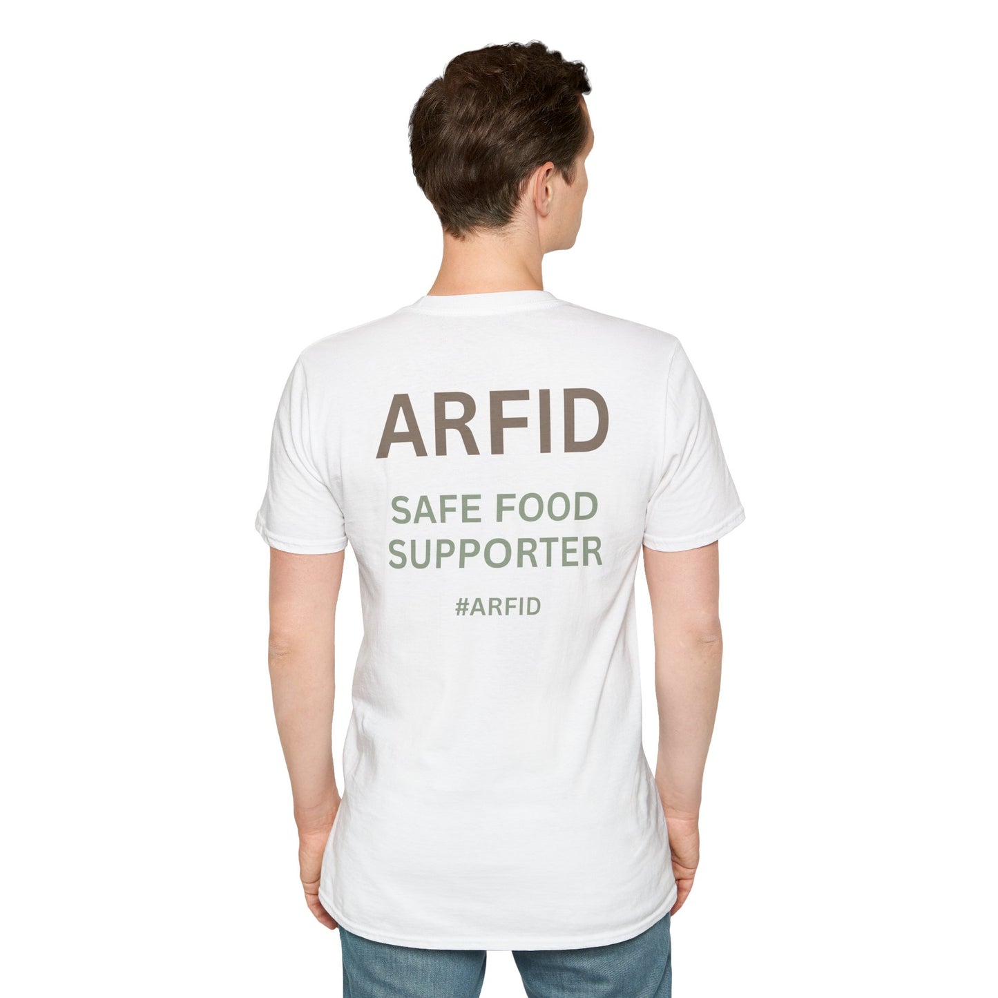 ARFID Awareness T-Shirt — "ARFID Safe Food Supporter" Back Print
