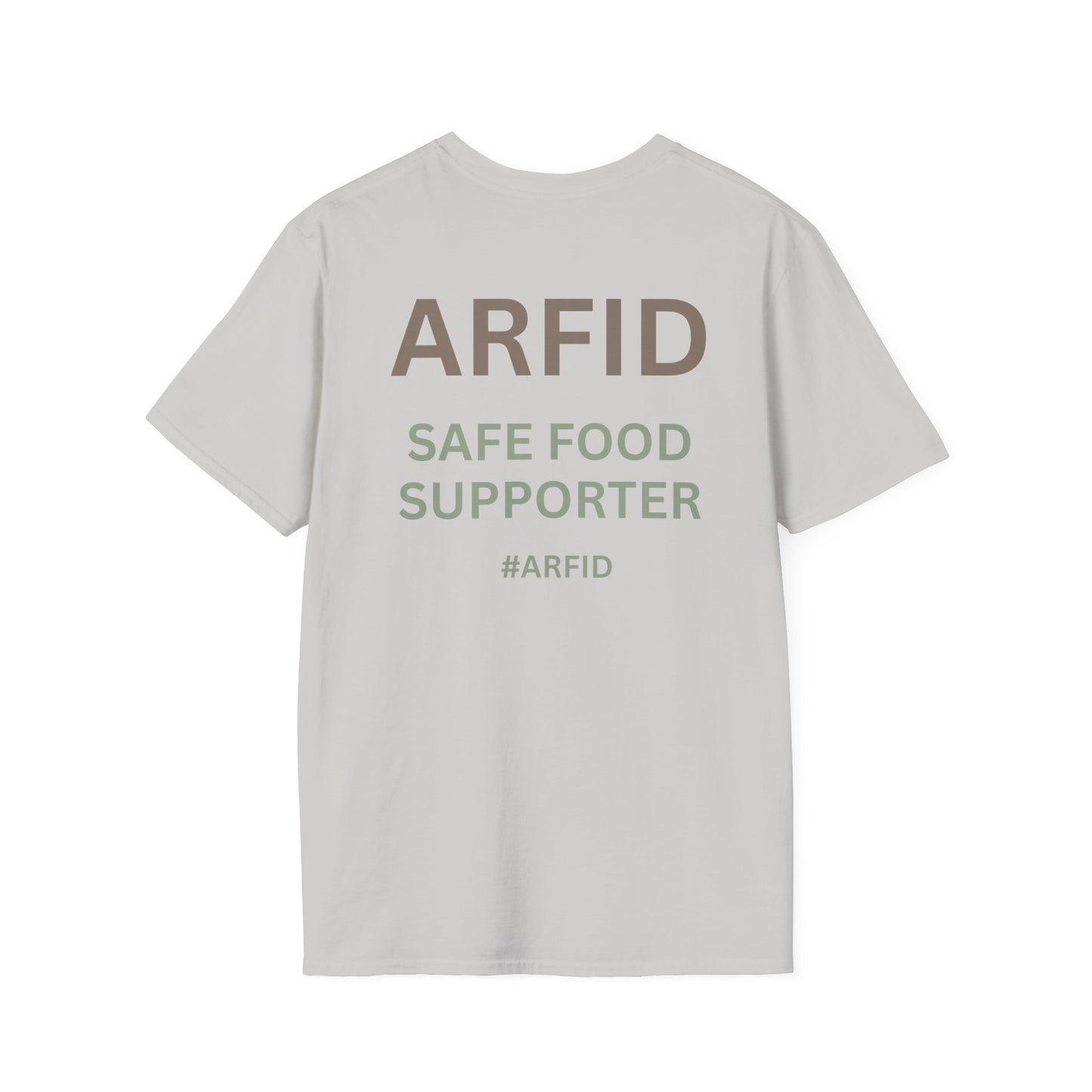 ARFID Awareness T-Shirt — "ARFID Safe Food Supporter" Back Print