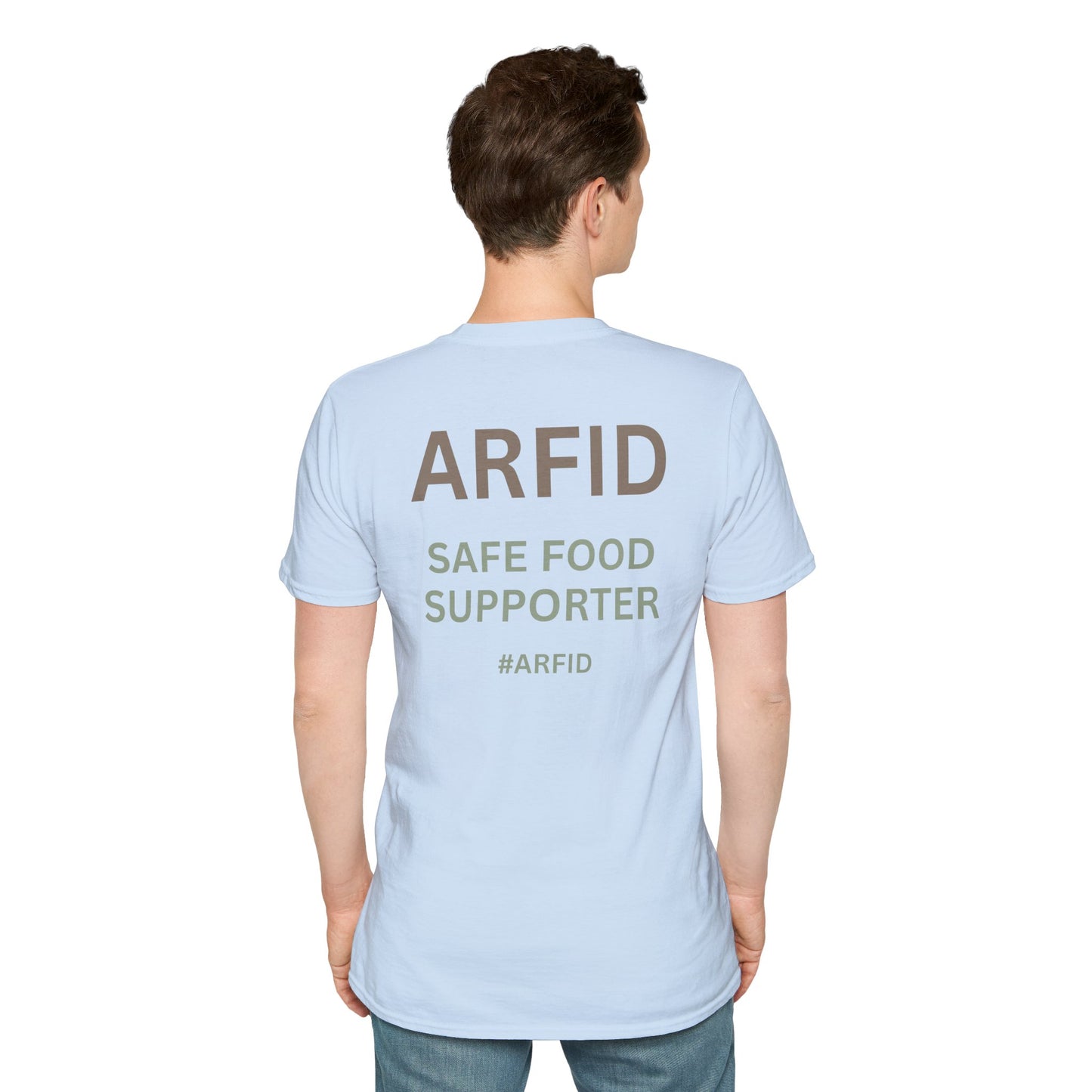 ARFID Awareness T-Shirt — "ARFID Safe Food Supporter" Back Print