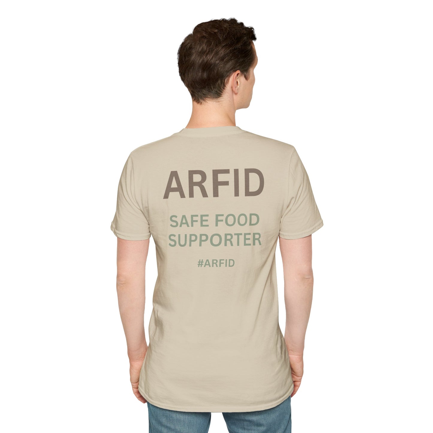 ARFID Awareness T-Shirt — "ARFID Safe Food Supporter" Back Print