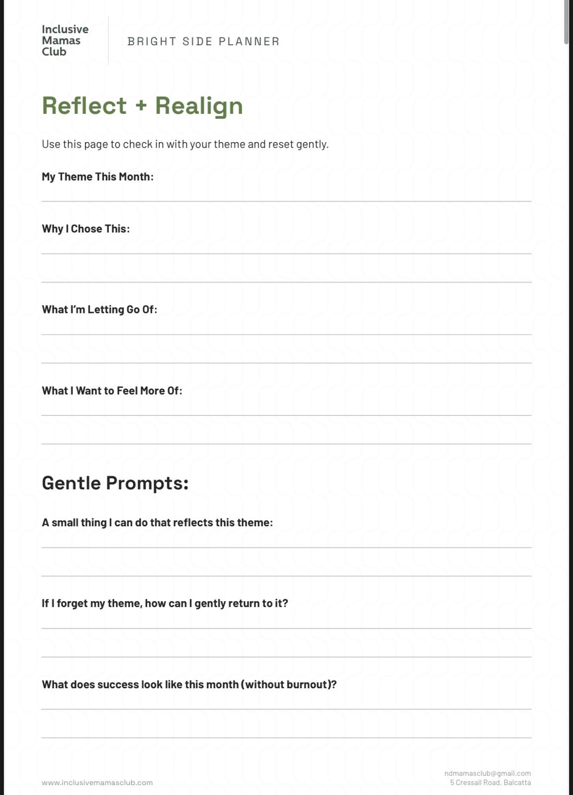 Bright Side Planner™ – Signature 6-Month Edition (Digital)