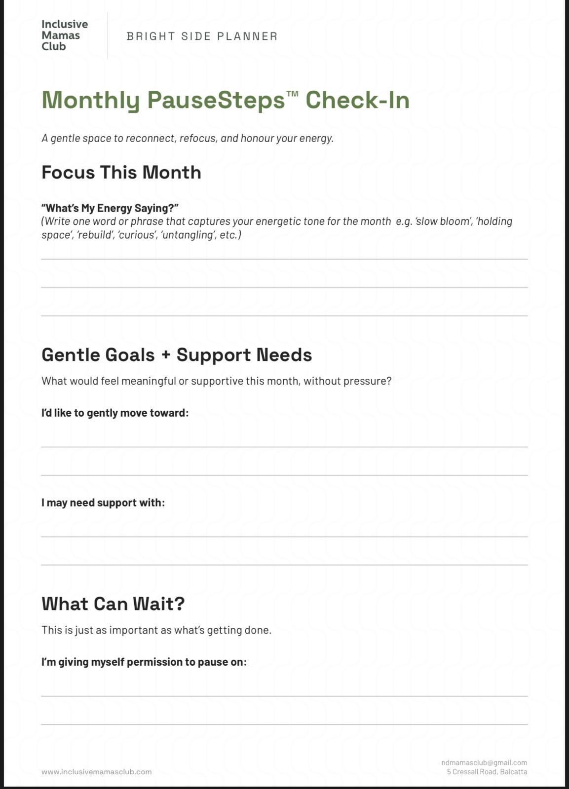 Bright Side Planner™ – Signature 6-Month Edition (Digital)